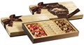 Vanoir золотая коллекция набор шоколадных конфет в молочном и горьком шоколаде с фундуком, 420 гр - фото 40717