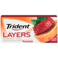Trident Layers Strawberry Citrus жев. резинка 29,8 гр - фото 41001
