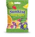 Jelly Belly Sunkist, жевательный мармелад кислые фрукты, 60 гр - фото 41510