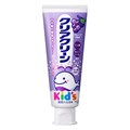 Kao Clear Clean Детская зубная паста с мягкими микрогранулами виноград 70гр - фото 45001