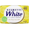Kao White Refresh Citrus Кусковое крем-мыло со скваланом, с освежающим ароматом цитрусовых 1шт - фото 45054