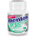 Mentos Pure White жевательная резинка ментол 60 гр - фото 45450