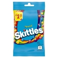Skittles Tropical Pouch жевательные конфеты 109гр - фото 46550
