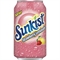 Sunkist Strawberry lemonade Напиток газированный Клубничный лимонад 355мл 836703 - фото 46945